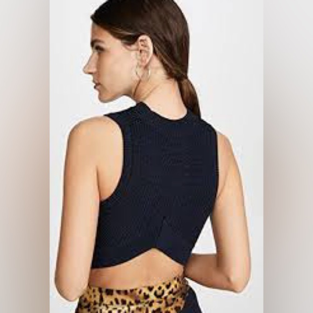 Cushnie Cropped Tank with V at the Back - as seen on Anna Kendrick!